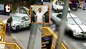 ¡Chofer ebrio sembró el terror en SJL! Arrolla a ciclista de 74 años y desata persecución a balazos