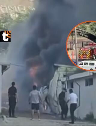 Incendio en la Escuela de la Policía Nacional en Puente Piedra: Fuego logró ser controlado tras generar alarma
