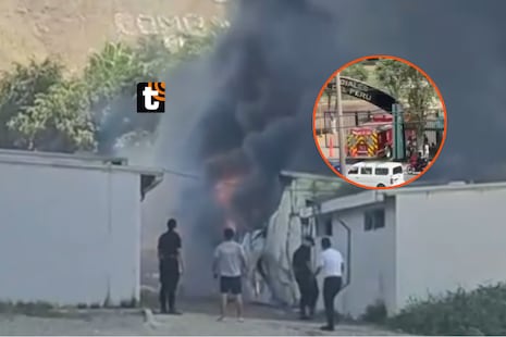 Incendio en la Escuela de la Policía Nacional en Puente Piedra: Fuego logró ser controlado tras generar a...