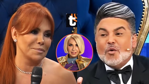 TROME - ‘Chibolín’ compró los pasajes de Magaly y Alfredo Zambrano a los Premios Martín Fierro, según Laura Bozzo