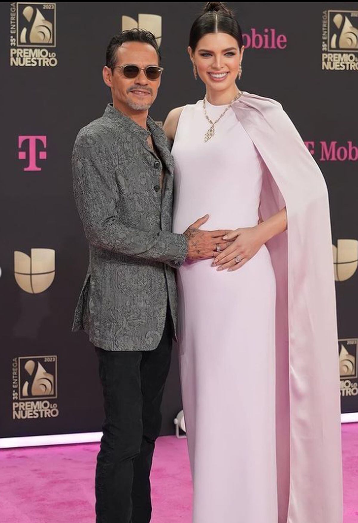 Marc Anthony y Nadia Ferreira acapararon miradas y derrocharon miel en Premio Lo Nuestro 2023 (Foto: Nadia Ferreira/ Instagram)