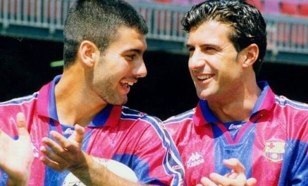 Guardiola y Figo fueron pareja: El rumor de vestuario al descubierto en el mundo fútbol