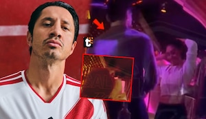 Gianluca Lapadula es captado con misteriosa mujer en restaurante bailable: ¿Se besaron?