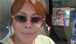 Magaly alzó vuelo a Miami con su esposo y seguro adelantando la celebración de su cumpleaños