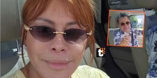 Magaly Medina alzó vuelo a Miami con su esposo.