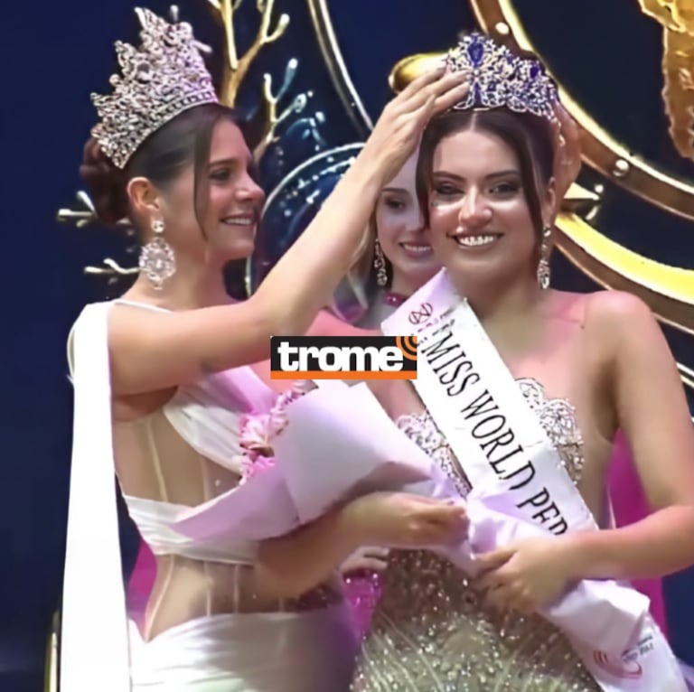 Josiane Sciotti en la coronación de Miss Perú Mundo 2026. (Imagen: Miss Word Peru).