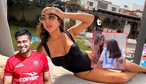 Melissa Paredes enojada con el ‘Gato’ Cuba por haberle cortado el cabello a su hija sin consultarle