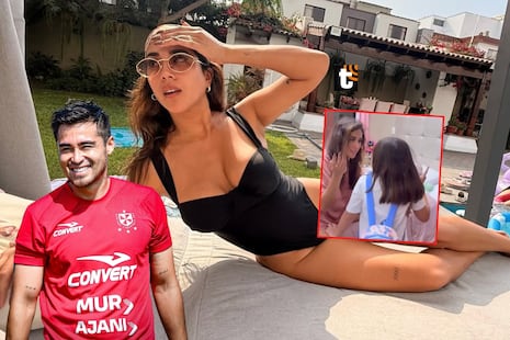 Melissa Paredes enojada con el ‘Gato’ Cuba por haberle cortado el cabello a su hija sin consultarle