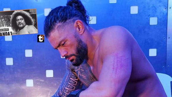 Roman Reigns llora la muerte de su padre. (WWE Corp)