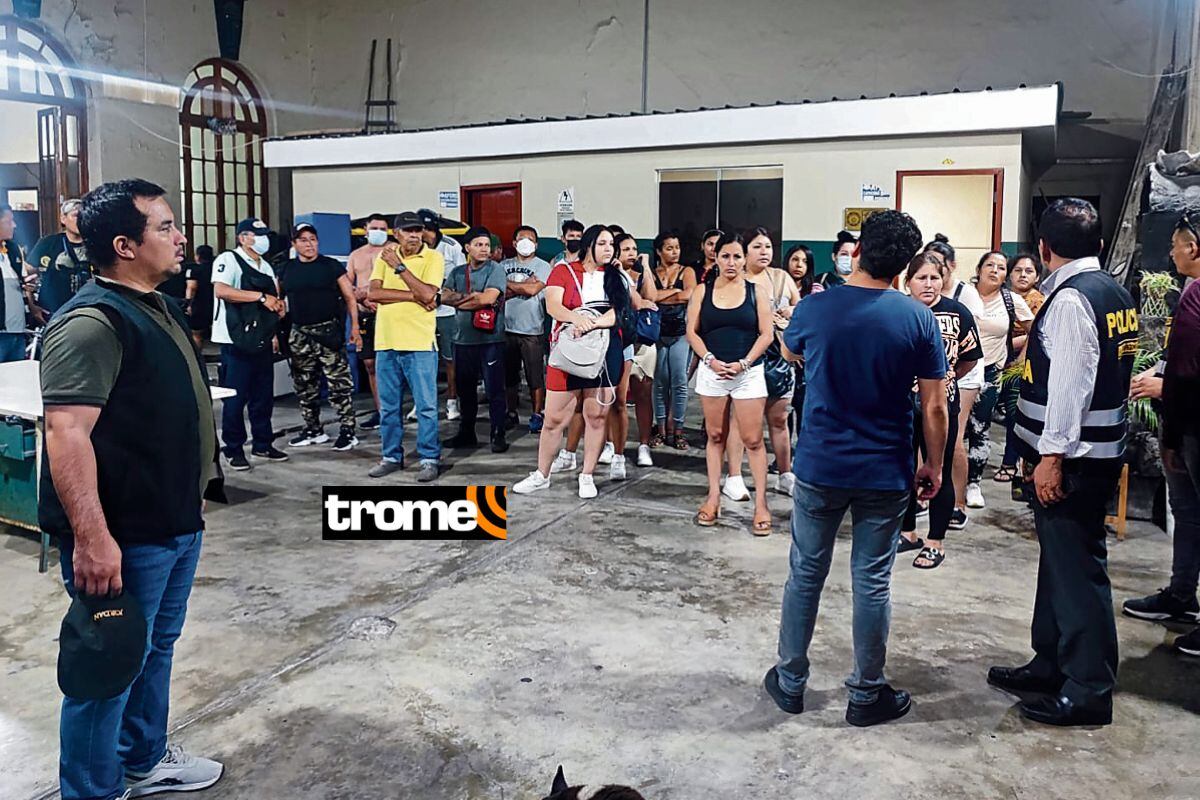 Allanan burdel ‘Naranjito’ e intervienen a cuatro personas con armas y drogas. (Foto: Trome)