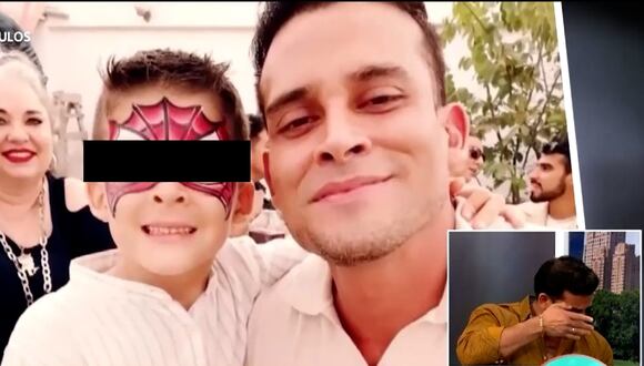 Christian Domínguez se quiebra al escuchar saludo de su hijo Valentino por el Día del Padre: "Eres mi superhéroe, mi Superman"