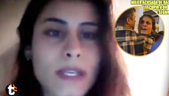 TROME - Joven que lanzó insultos racistas en Cusco se defiende: “Hubo una causa, de loca no voy a actuar así”