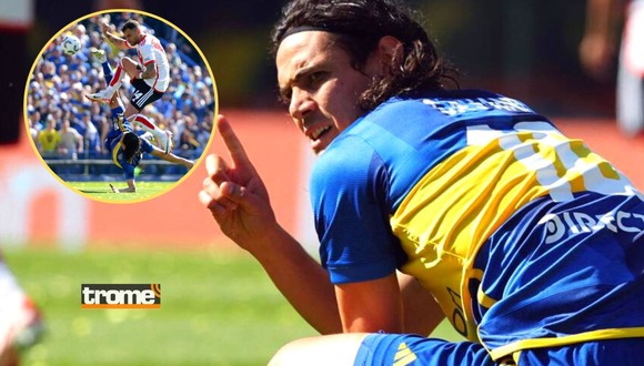 Así fue el golazo de Cavani que fue anulado en el Boca vs. River. (Video: ESPN)