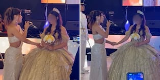 ¡Emotivo momento! Karen Dejo sorprende a su hija cantándole en sus 15 años