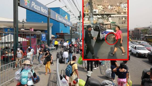 Ambulante intentó atacar a fiscalizadores con un cuchillo en Independencia