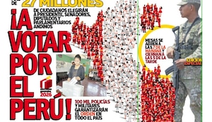 ¡A VOTAR POR EL PERÚ!