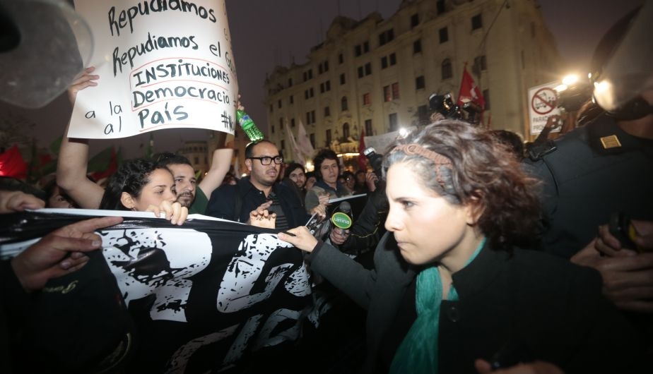 La periodista Claudia Cisneros. (César Fajardo)