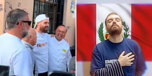 ¡Ibai Llanos llegó al Perú! Cumple su promesa y prueba el pan con chicharrón en Lima - Clone