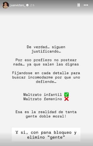 Juan Víctor lanza fuerte mensaje tras reaparición de Andrea San Martín
