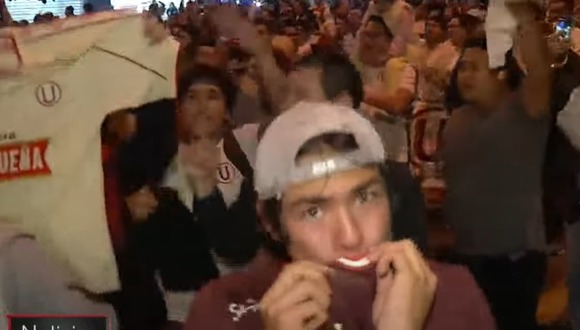Hinchas de Universitario celebran bicampeonato nacional