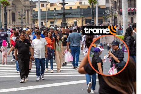 Paseo familiar por el Centro de Lima: visitantes disfrutaron de un día de calor pese al cielo nublado