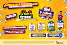 ¡Gana una de las 45 entradas dobles para el FestiTrome 2026! Conoce cómo participar y las fechas de los sorteos