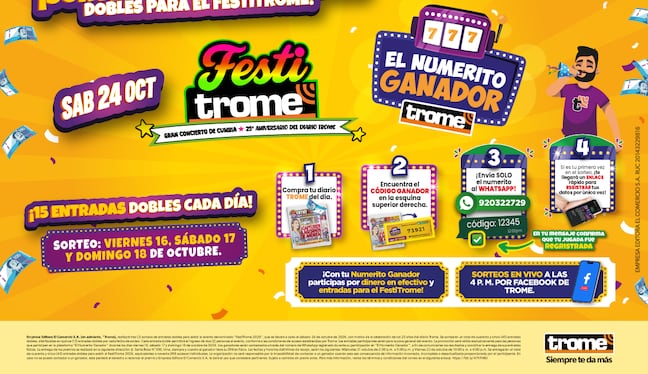 Sorteo para entradas del FestiTrome 2026