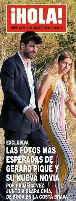 Piqué y su nueva novia Clara Chía ya no se esconden más. Foto: Revisa Hola.