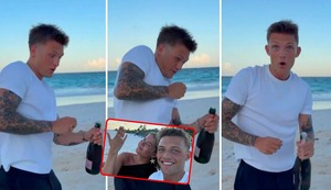 Oliver Sonne se compromete y casi se vuela un ojo