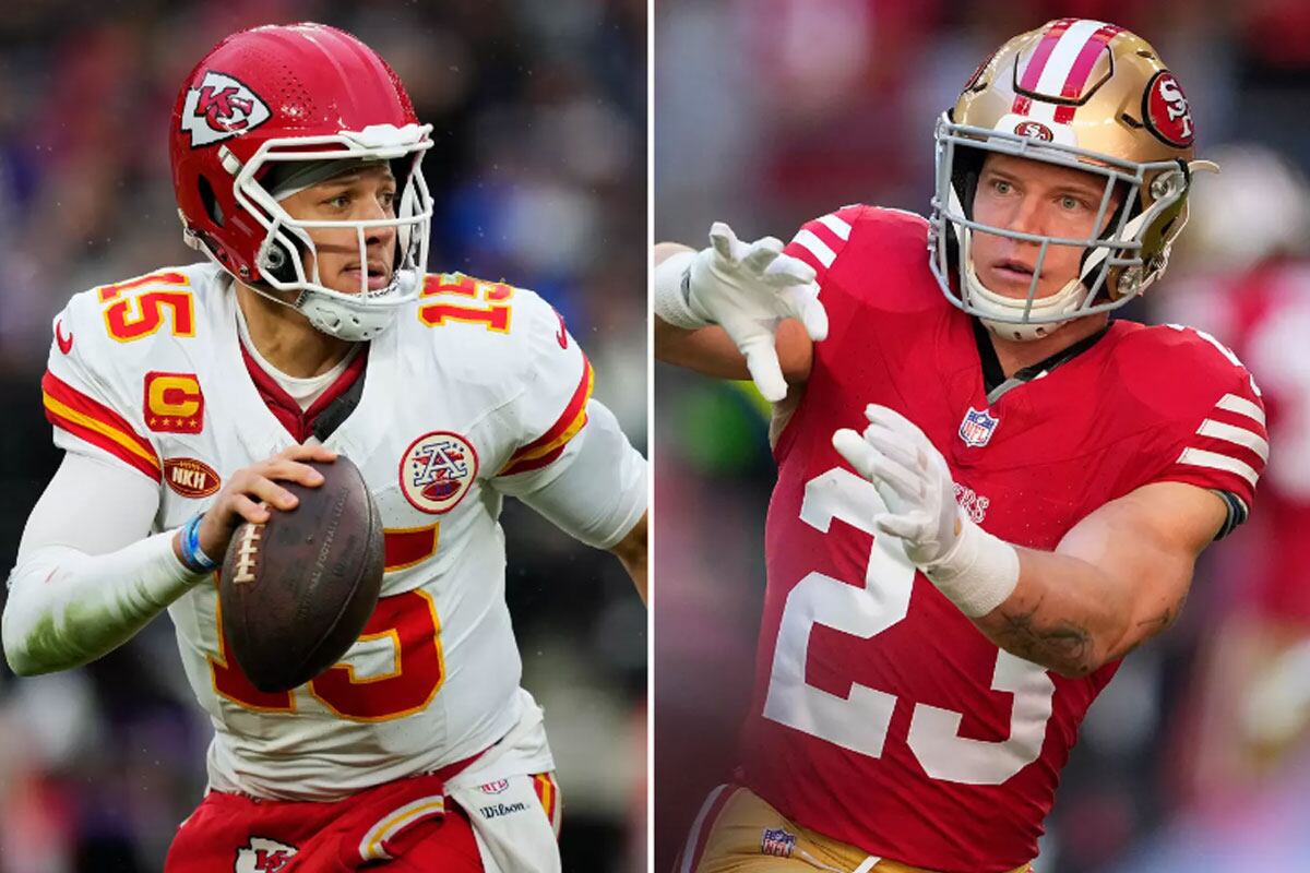 Los Chiefs van por el bicampeonato este domingo 11 de febrero cuando jueguen contra los San Francisco 49ers en el Allegiant Stadium de Las Vegas, Nevada. (Foto: AFP/Composición)