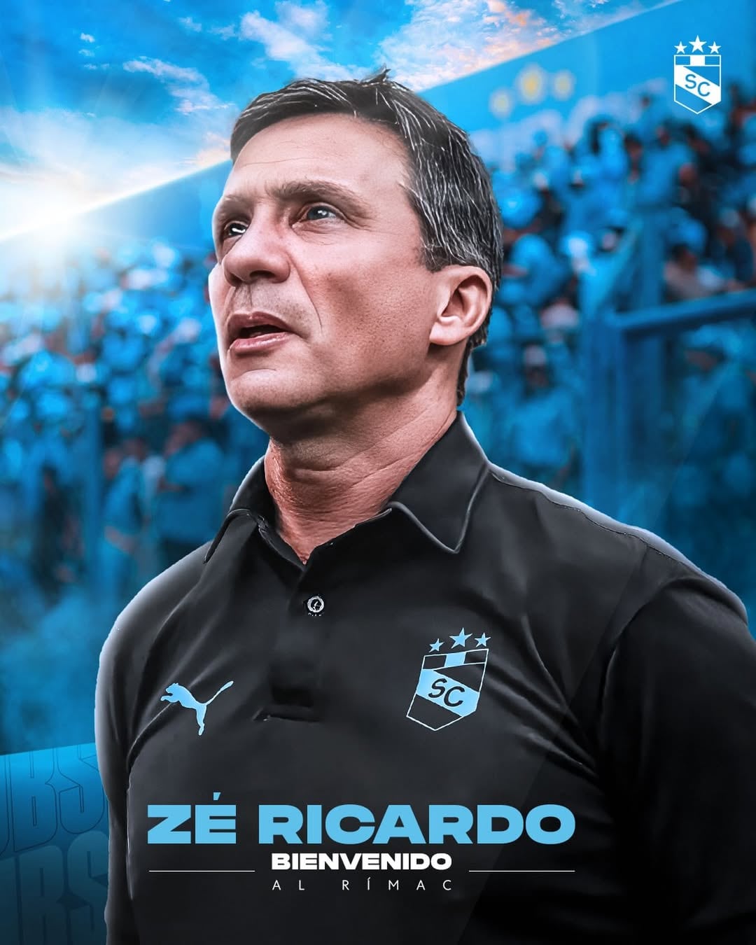Zé Ricardo es el nuevo entrenador de Sporting Cristal. (Foto: Sporting Cristal)