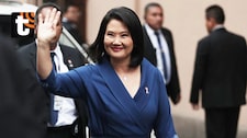 Keiko Fujimori llega con elegante vestido azul al Palacio Torre Tagle: ¿en qué está inspirado el traje de la mandataria?