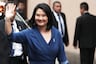 Keiko Fujimori llega con elegante vestido azul al Palacio Torre Tagle: ¿en qué está inspirado el traje de la mandataria?
