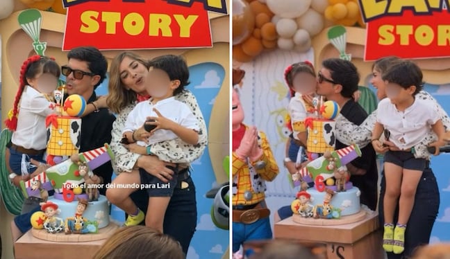 ¡Las diferencias quedaron de lado! Mario Hart y Korina Rivadeneira se lucen unidos para celebrar los 6 años de Lara