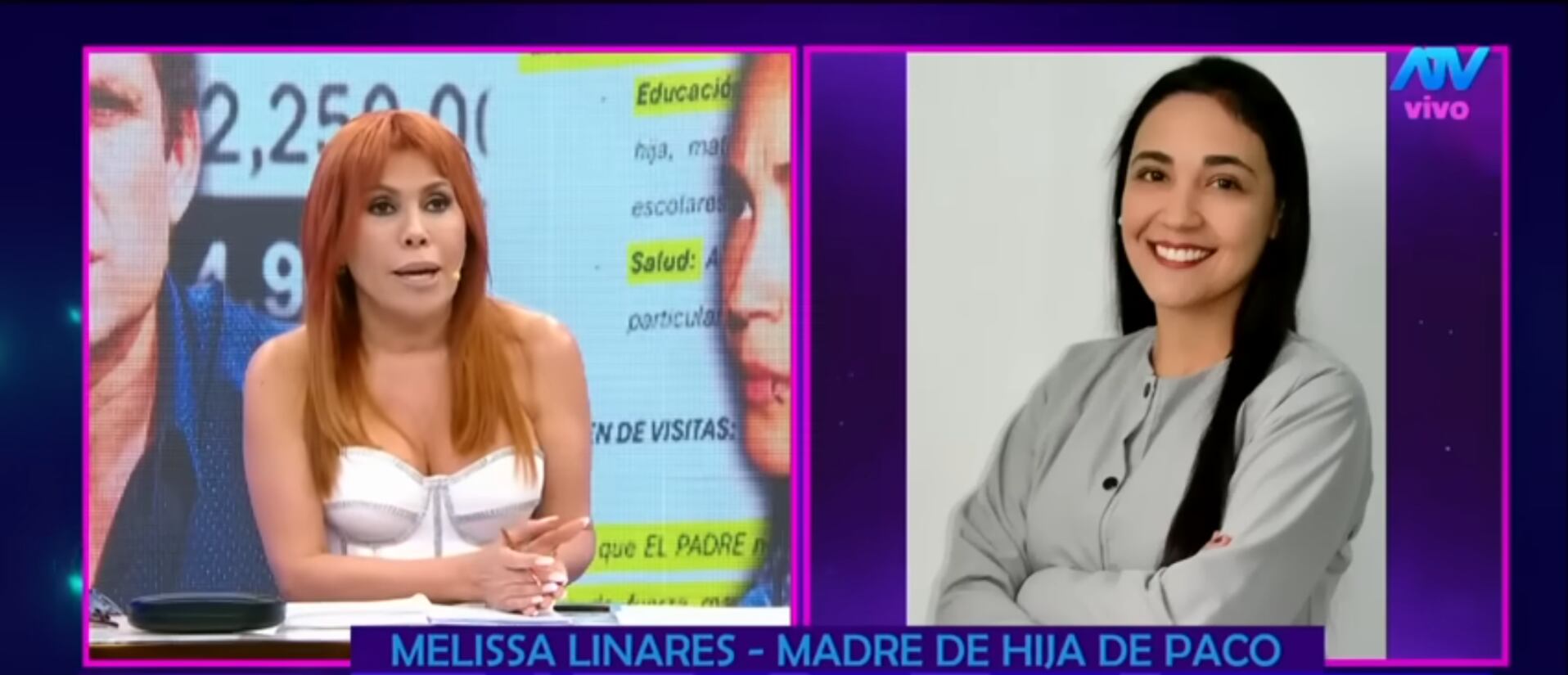 Melissa Linares rompe su silencio y cuenta cómo fue su relación con Paco Bazán. (Fuente: ATV)
