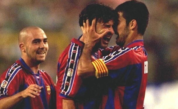 Guardiola y Figo fueron pareja: El rumor de vestuario al descubierto en el mundo fútbol