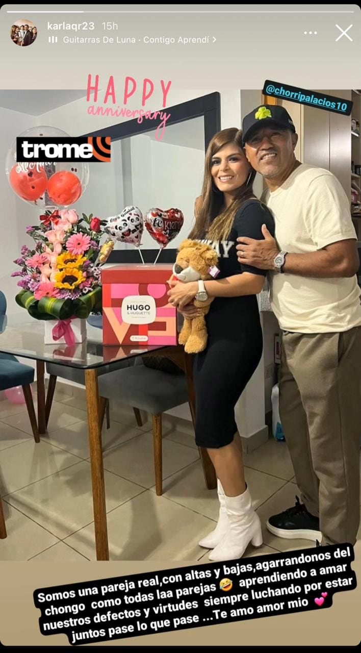 Esposa del ‘Chorri’ Palacios celebra su aniversario tras superar tres ampays