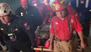 Surco: Rescatan a obrero que estuvo atrapado varias horas en un pozo de una obra