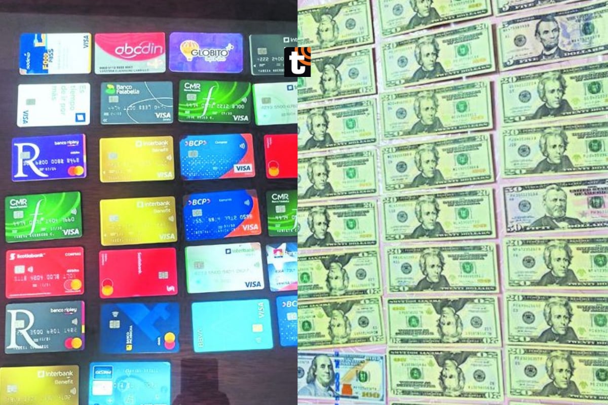 Durante el operativo se incautaron más de diez mil soles y más de mil dólares.