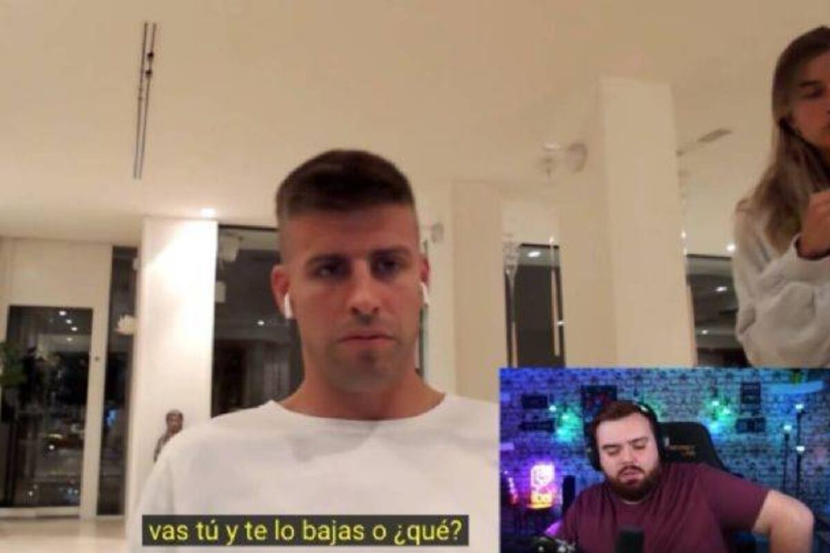 Anna Tormo junto a Piqué en una conversación con Ibai (Foto: Gerard Piqué / Twitch)