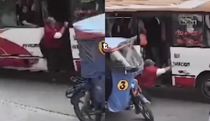 ¡Tragedia en Santa Anita! Cobradora cae de cúster en movimiento y muere arrollada por su propio vehículo