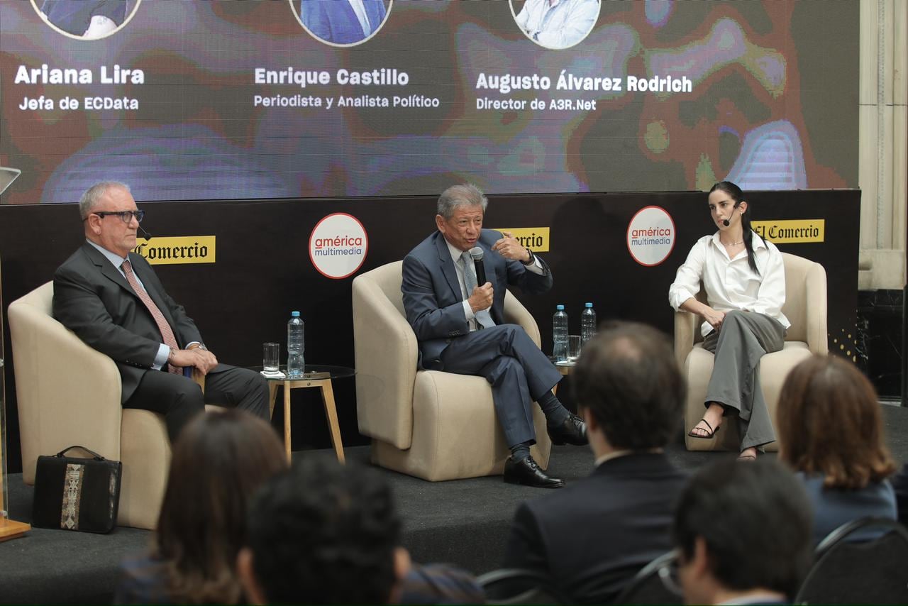 Foro “Radiografía de la primera vuelta de las elecciones 2026”, organizado por El Comercio y América Multimedia. (Foto: Joel Alonzo / El Comercio)