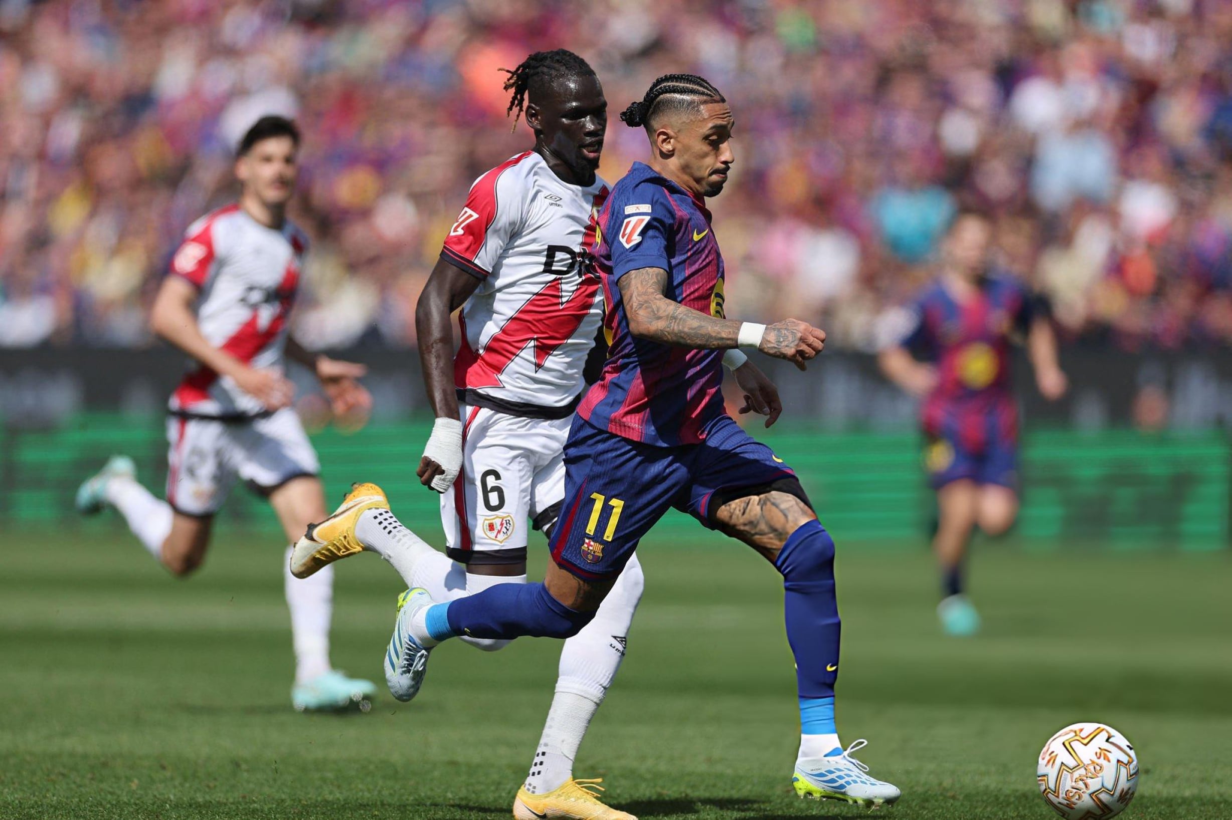 Barcelona vs. Rayo Vallecano por la fecha 29 de LaLiga en España. (Foto: Getty Images)