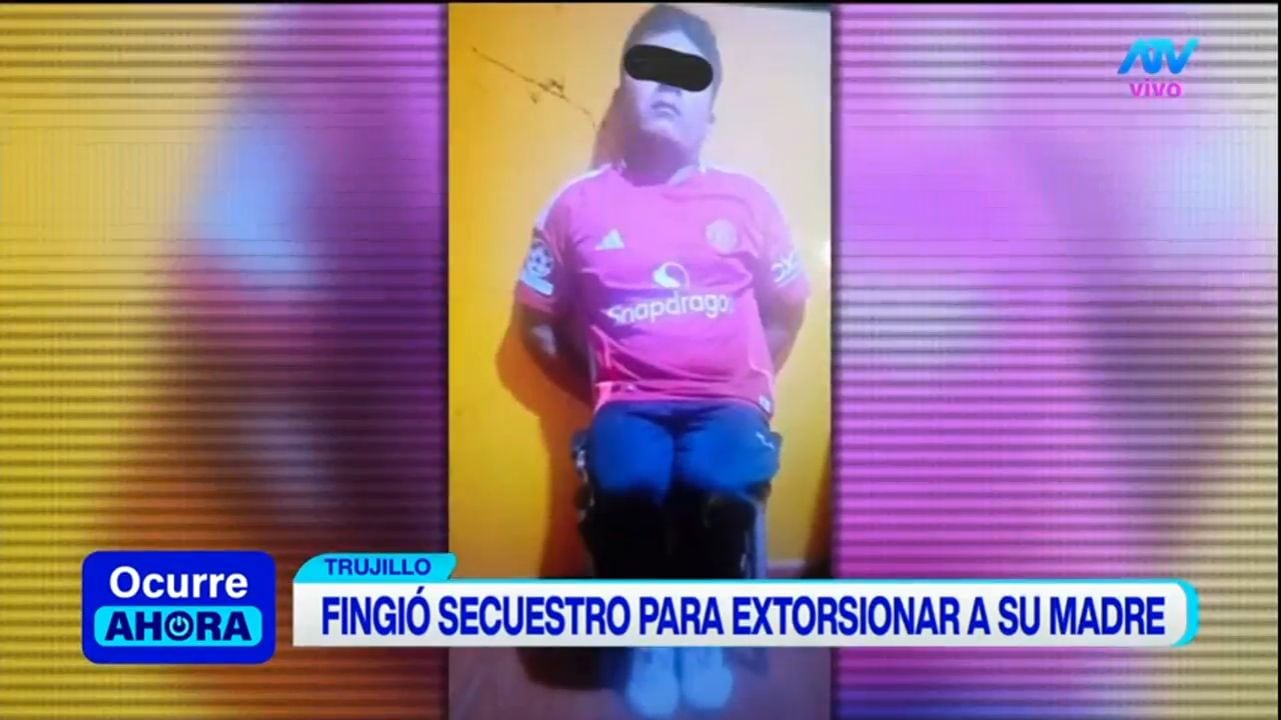 Sujeto fingió su secuestro para extorsionar a su madre por S/30 mil