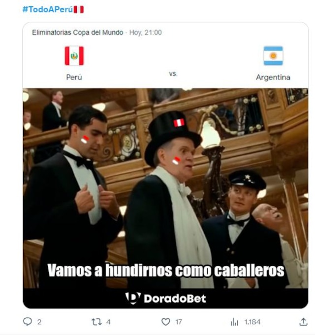 Memes de redes sociales lamentan apoyo de los peruanos a Lionel Messi antes del Perú vs. Argentina