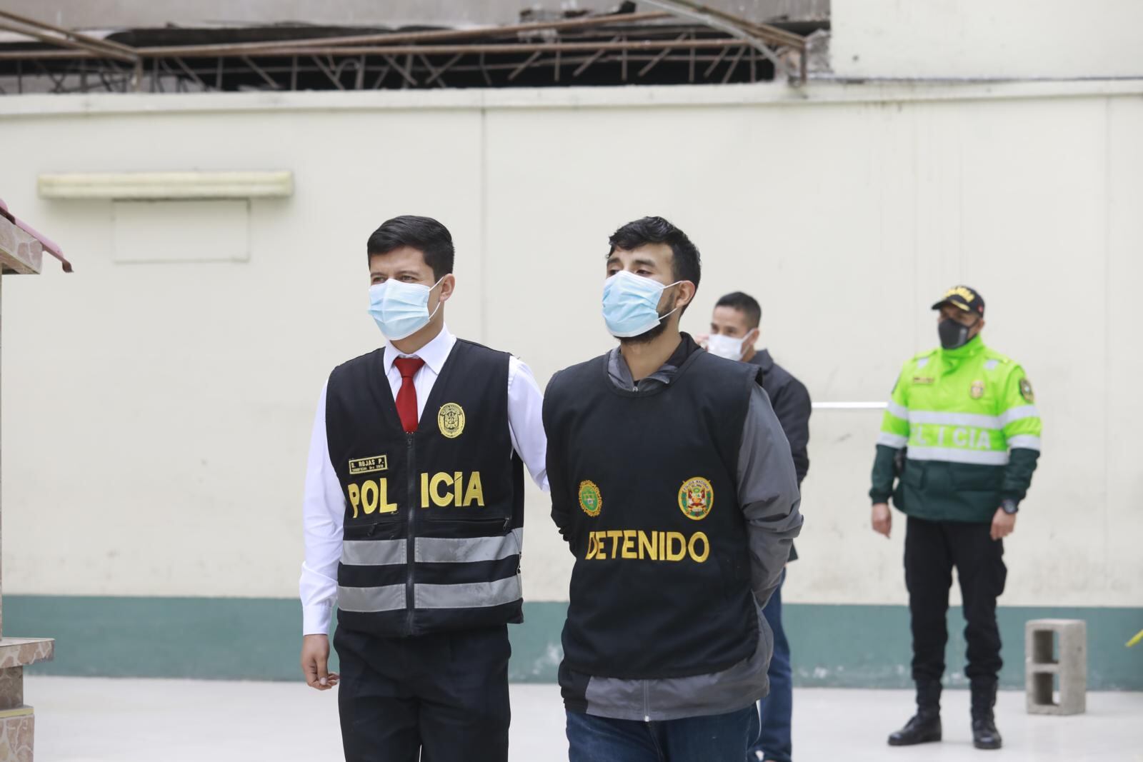Intervenido fue llevado a la sede policial de La Victoria - San Luis. | Foto: Jessica Vicente