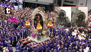 Señor de los Milagros: el preciso instante en que casi se cae la imagen durante la segunda procesión