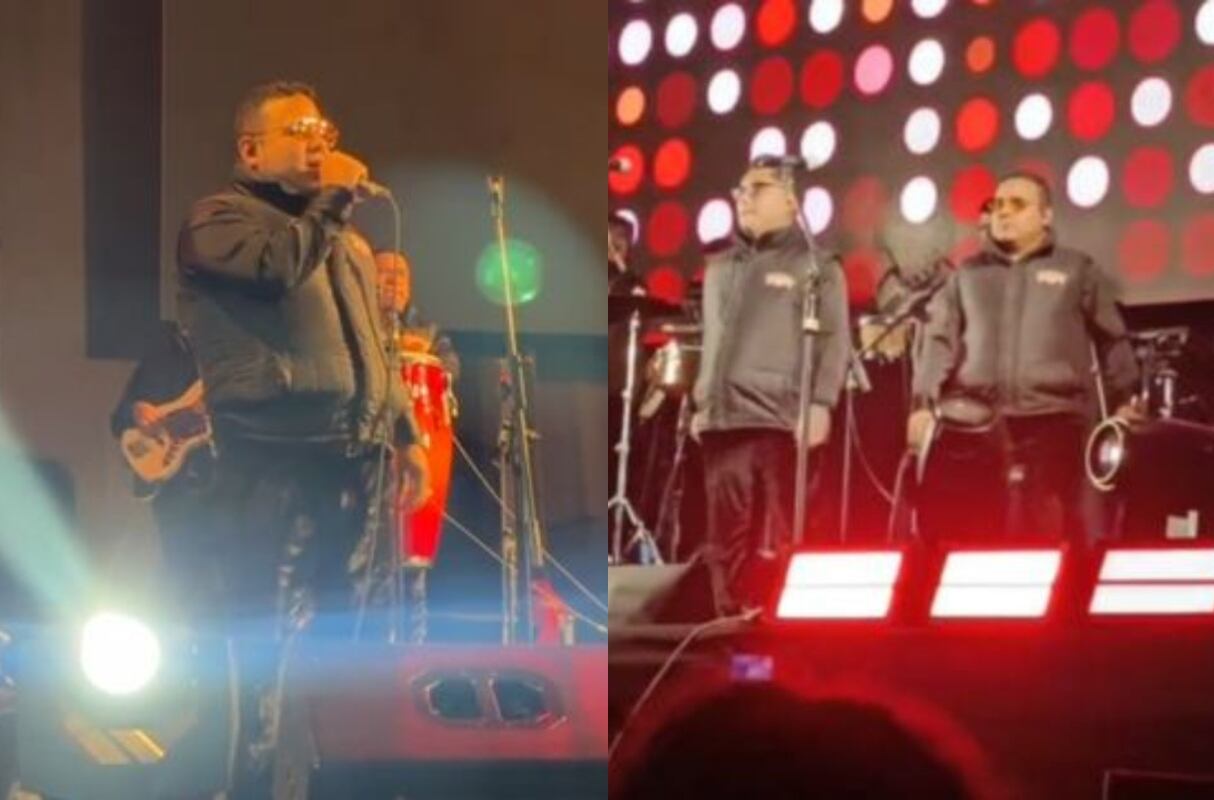 Armonía 10 realiza concierto con chalecos antibalas tras atentado contra Agua Marina. (Foto: Captura de video)