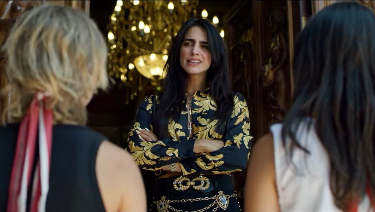 La actriz durante su participación en el filme "MexZombies" (Foto Bárbara de Regil)