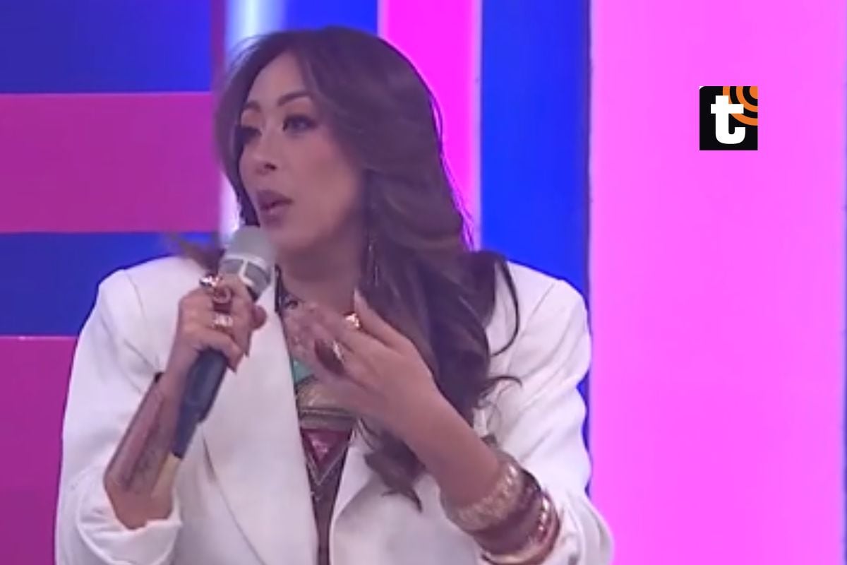Cathy Sáenz regresó al programa de América TV.